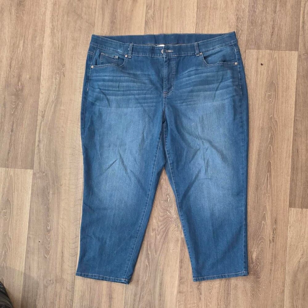 Terra-sky Women's Blue and Navy Jeans